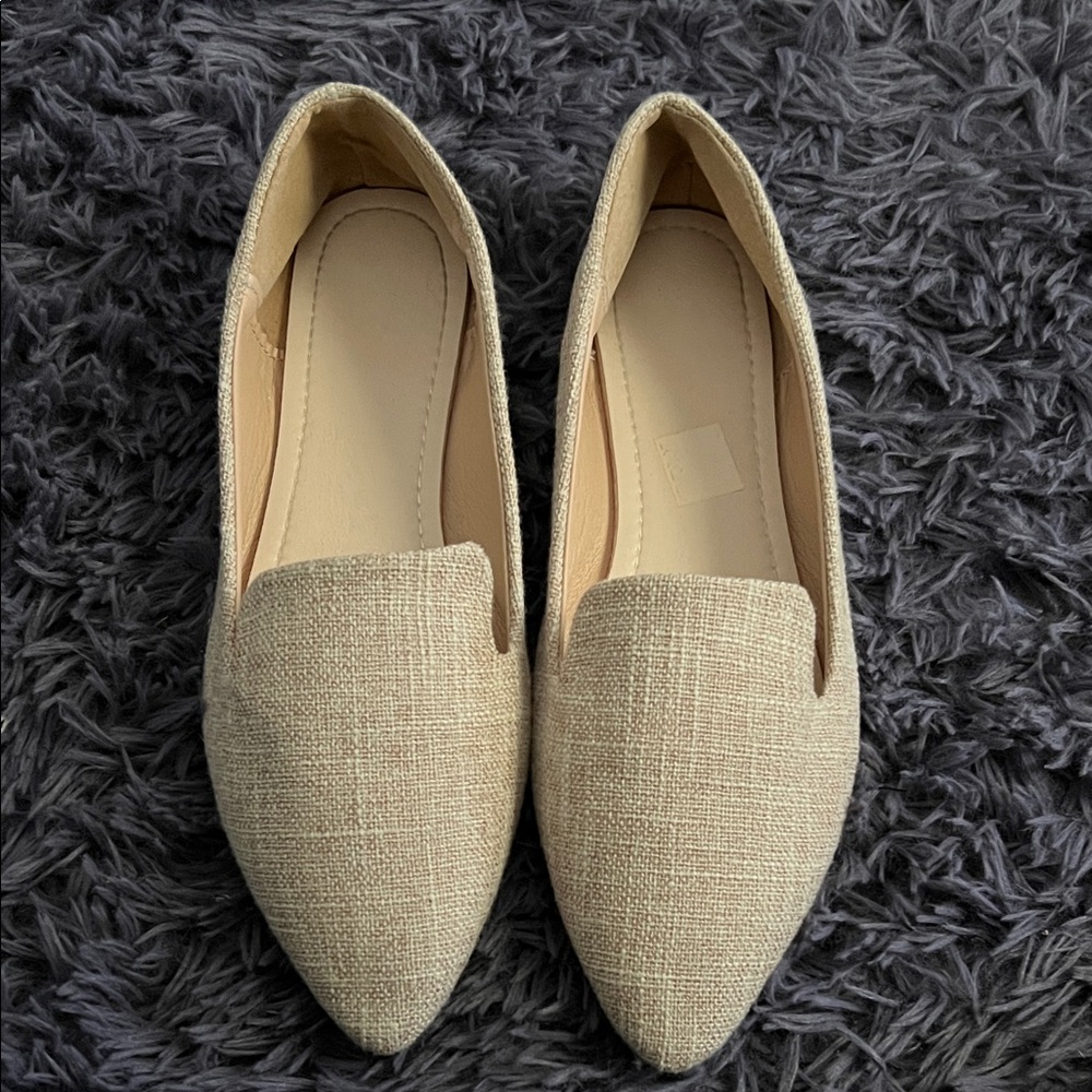 SHEIN Beige Textured Loafers